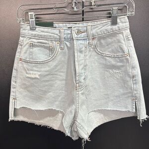 wild fable Light Wash High Waist Denim Shorts
